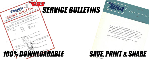 Triumph / BSA Service Bulletins