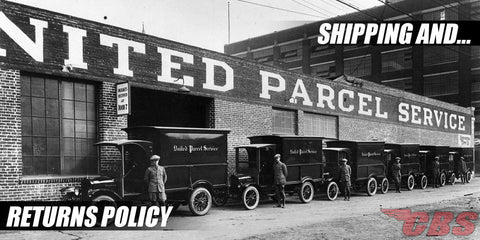 Shipping & Return Policy Vintage UPS Photo