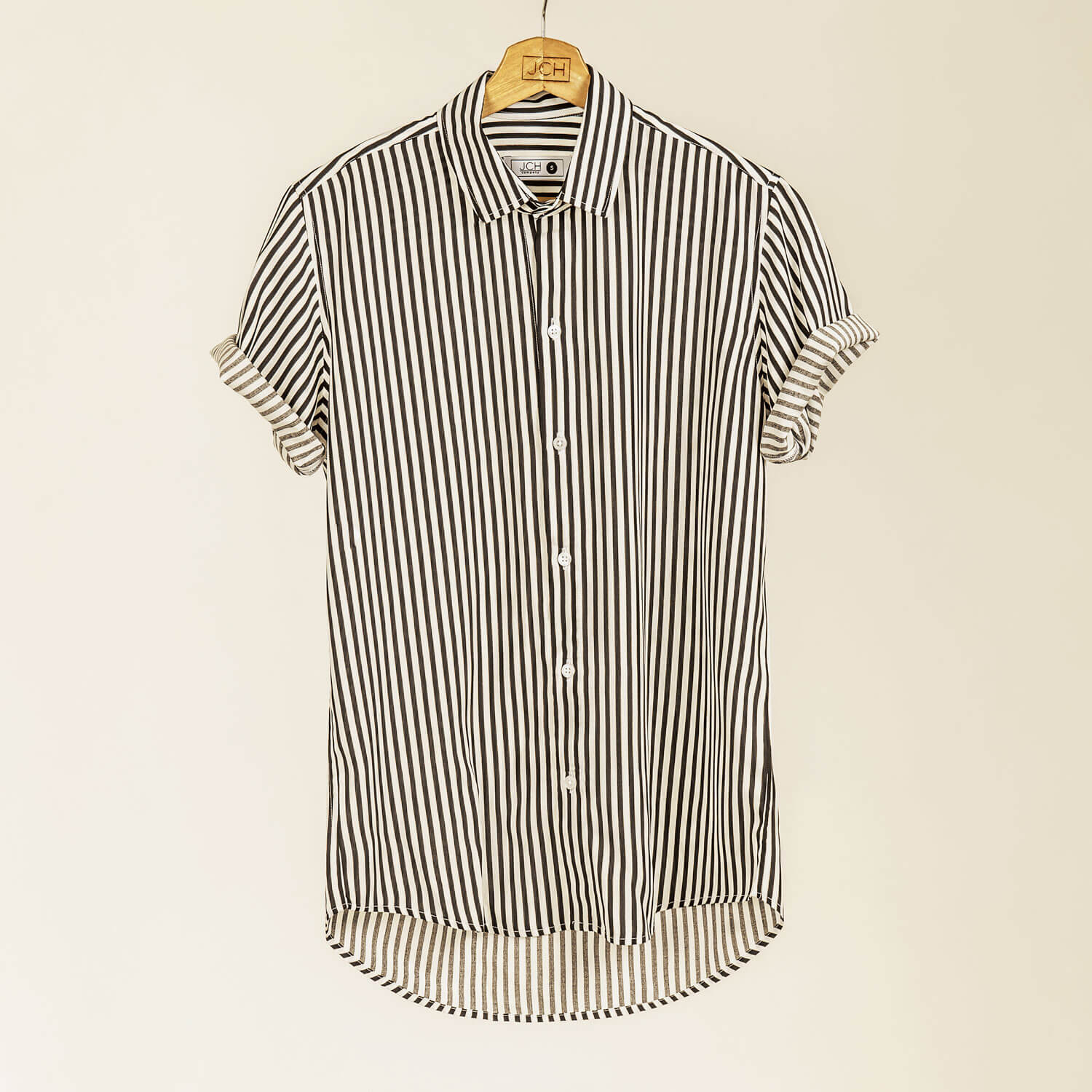 Camisa Rayada Blanco y W30 – JCH COMPANY