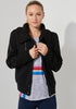 Peloton Stealth Moto Fur Jacket