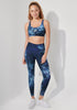 Peloton Teal Twist Strappy Bra