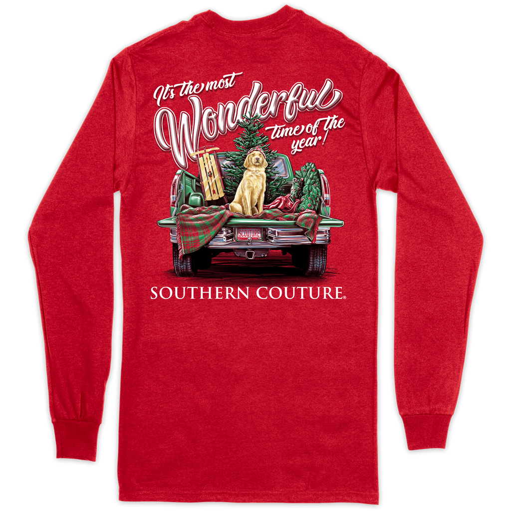 Southern Couture Most Wonderful Time Long Sleeve T-shirt