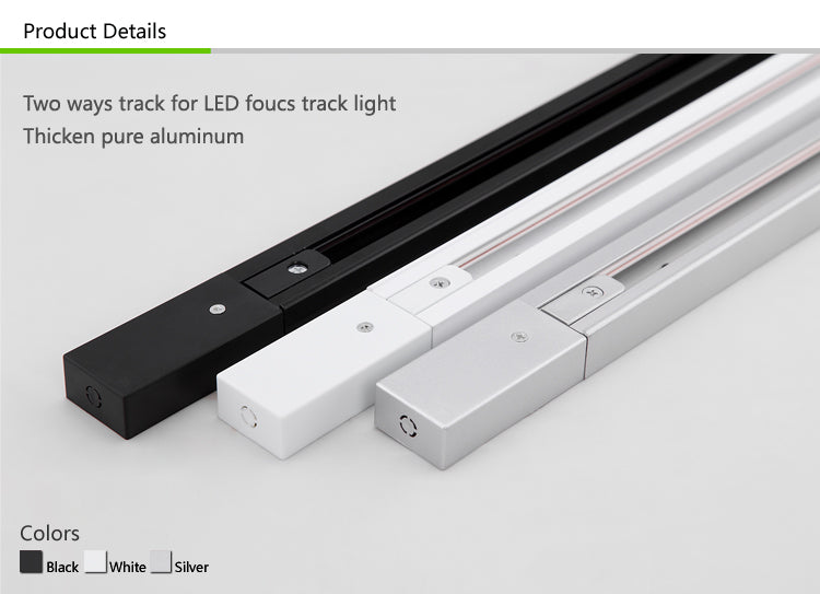 two ways track for led focus track light