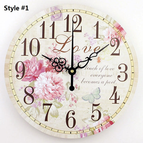 Home decoration large wall clocks silent wall clock vintage home decor fashion big wall watches relojes decoracion pared