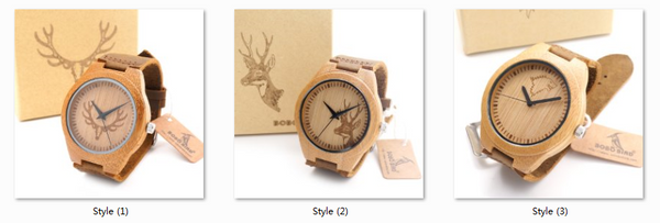 Top brand Bobobird Men's Bamboo Wooden Bamboo Watch Quartz Real Leather Strap Men Watches With Gift Box
