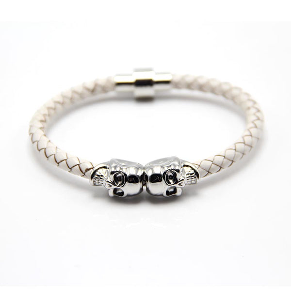 magnetic skull bracelet