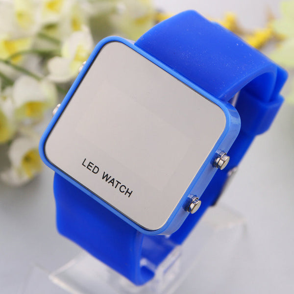 led watch rubber strap