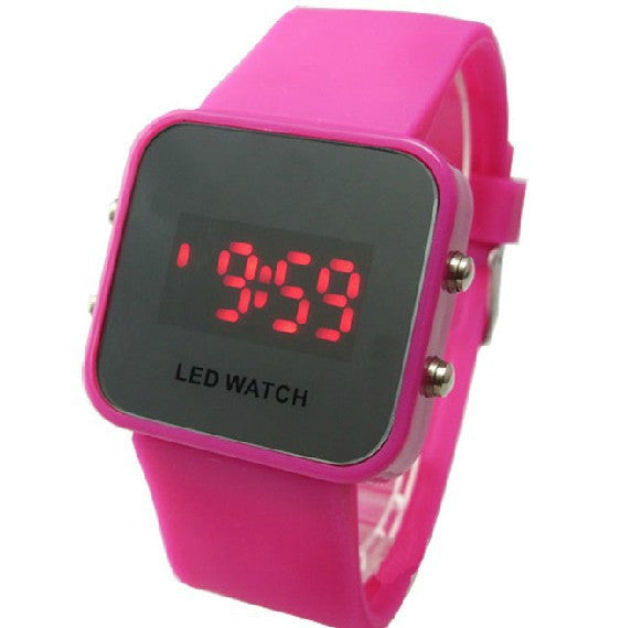 led watch rubber strap