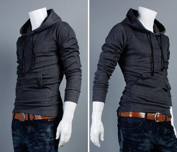 slim fit mens hoodies