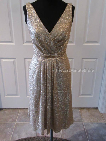 sorella vita gold sequin dress