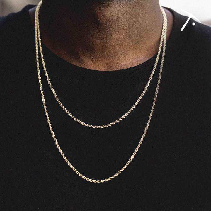 men's silver chain only necklaces