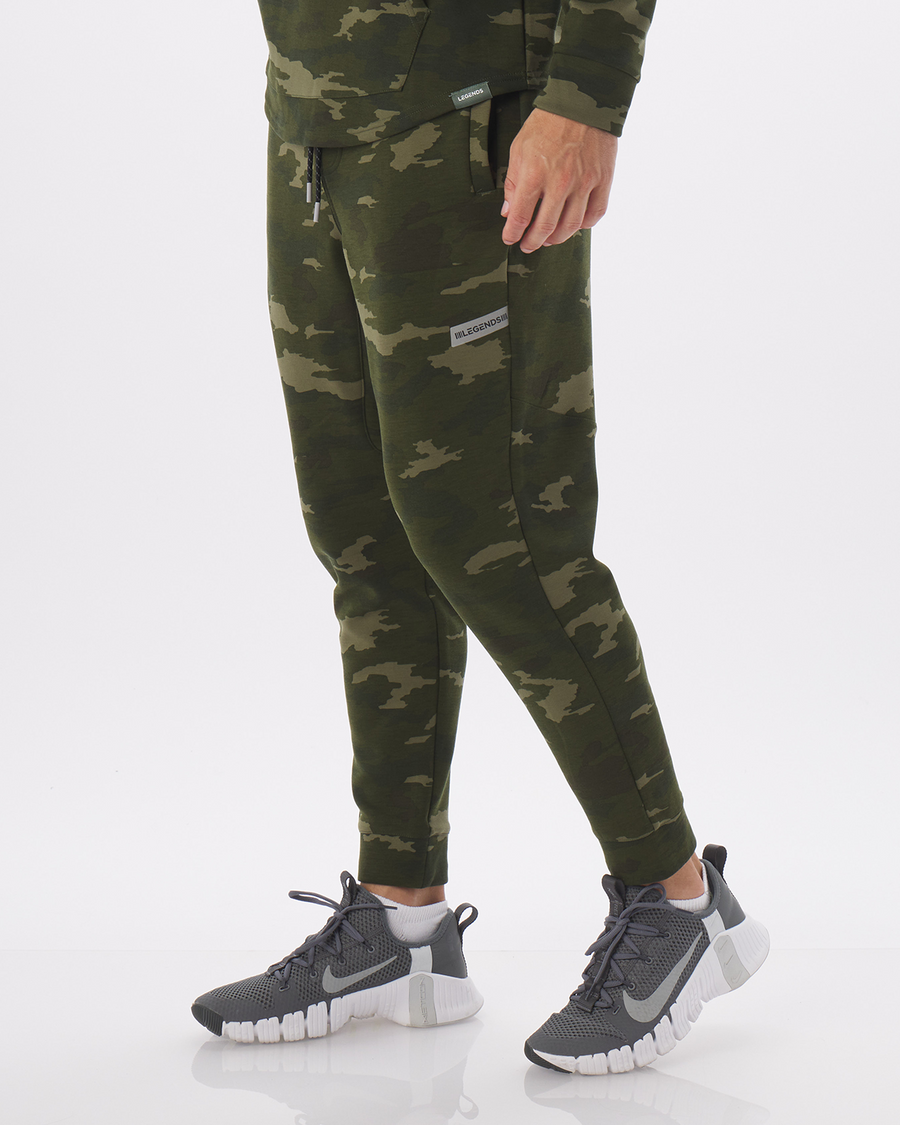 Hawthorne Tech Jogger Green Camo Heather