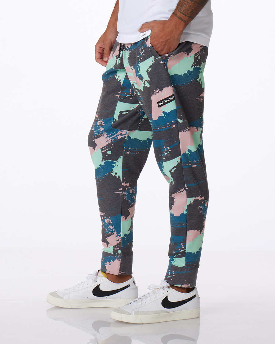 Hawthorne Tech Jogger Pale Green Stroke Camo