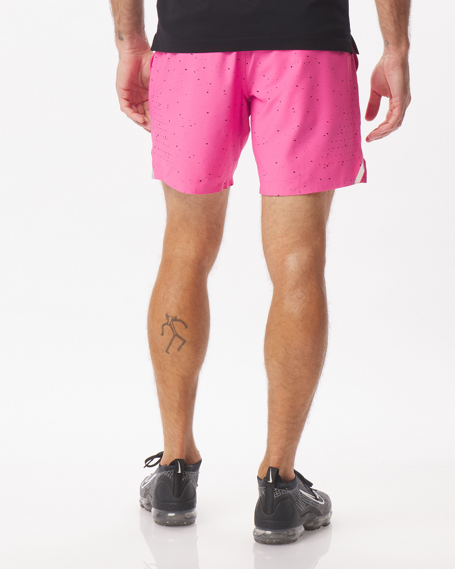 Relay Short Hot Pink Splatter