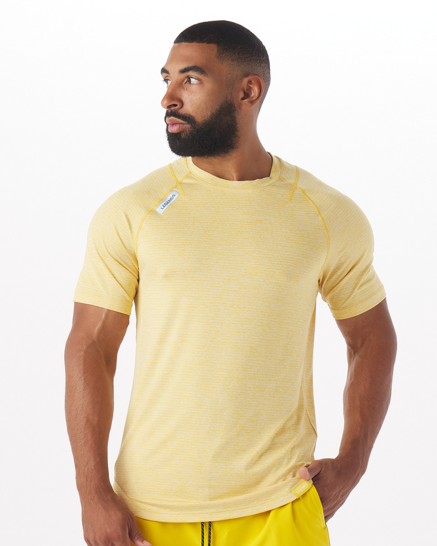 Enzo Tee Lemon Curry Heather