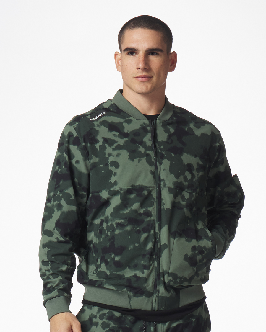 Carson Bomber Jacket Hunter Green Sierra Camo