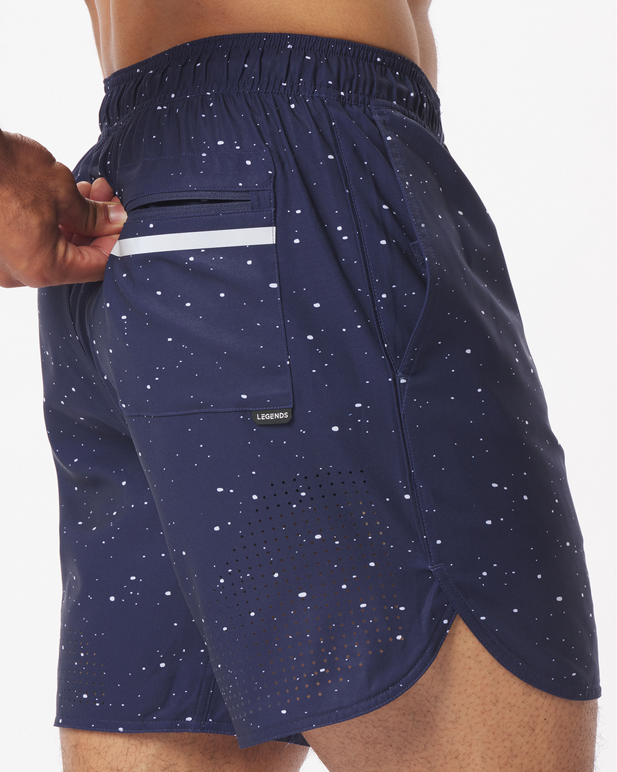 Luka Short Navy Splatter