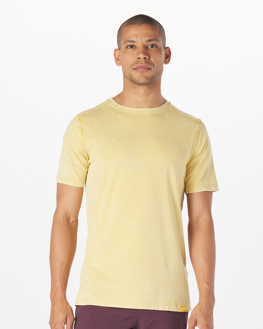 Aviation Tee Washed Lemon Curry