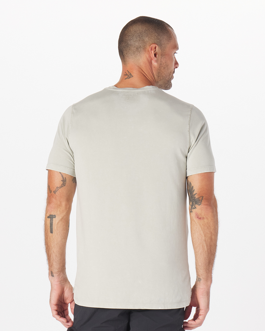 Aviation Tee Washed Light Gray