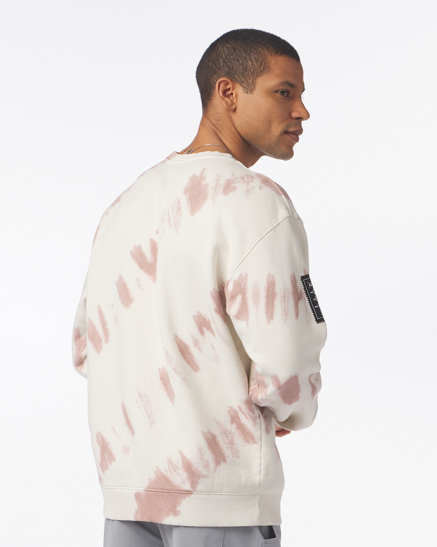 FairFax Crew Mauve Tie Dye Stripe