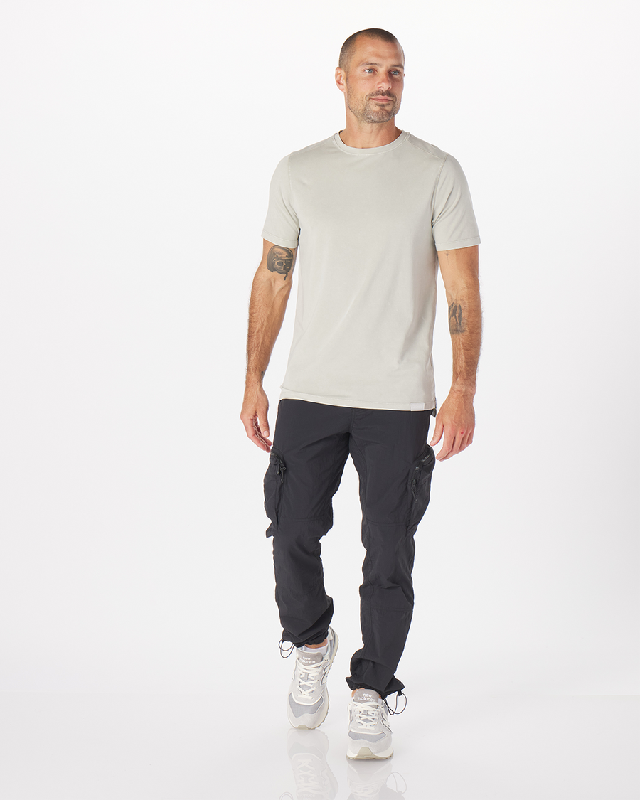 Aviation Tee Washed Light Gray