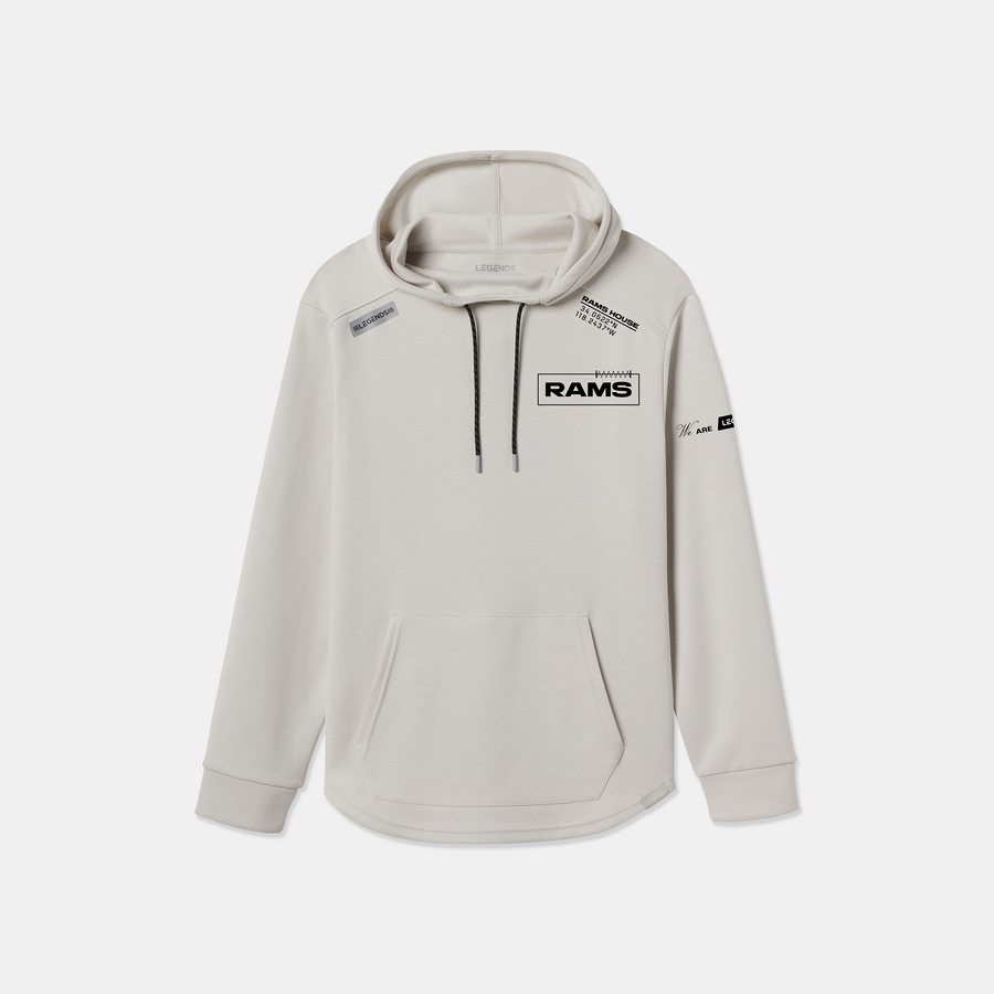 RAMS x LEGENDS Hawthorne Tech Hoodie Stone Heather