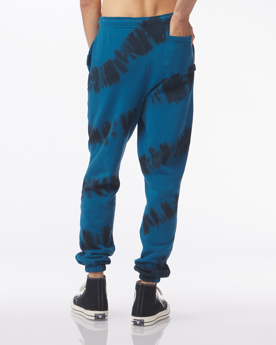 Fairfax Sweatpant Ink Blue Tie Dye Stripe