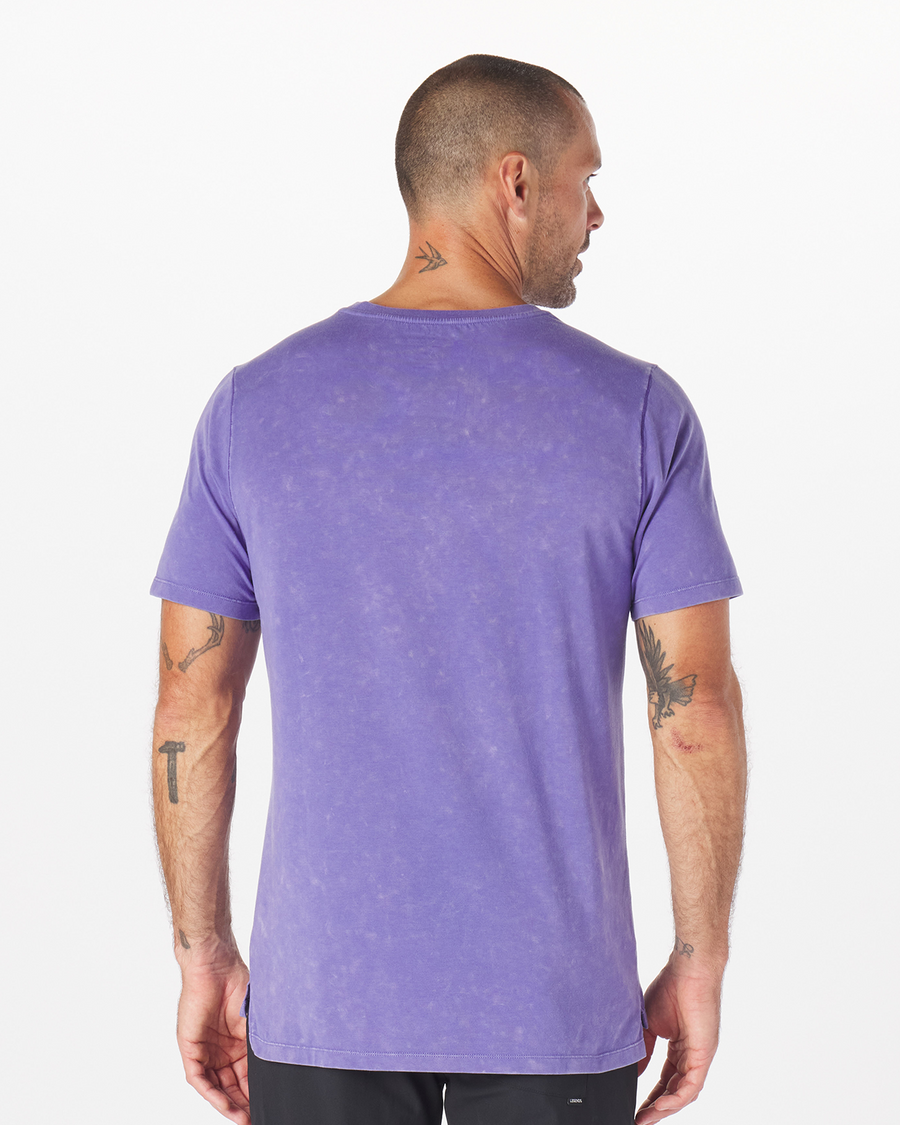 Aviation Tee Washed Violet Crescent