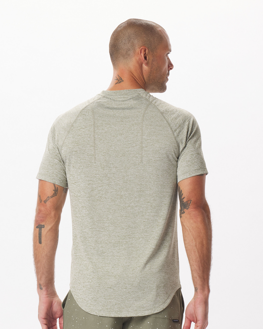 Enzo Tee Olive Heather