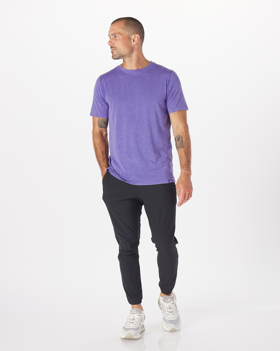 Aviation Tee Washed Violet Crescent