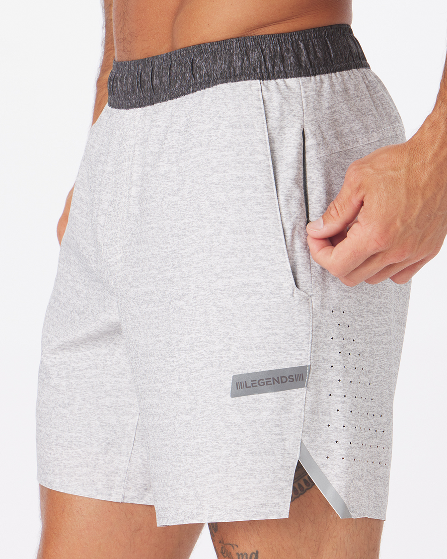 Relay Short Heather Gray