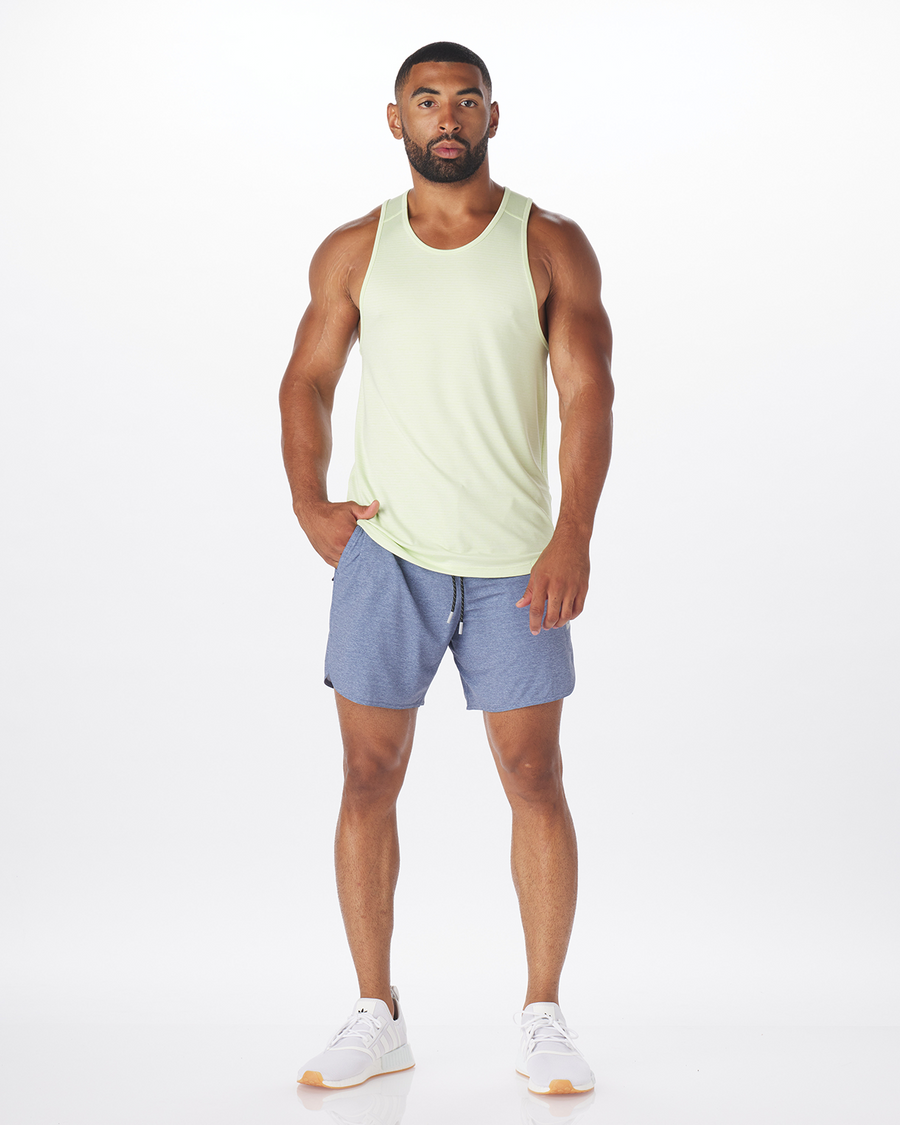 Enzo Tank Key Lime Heather