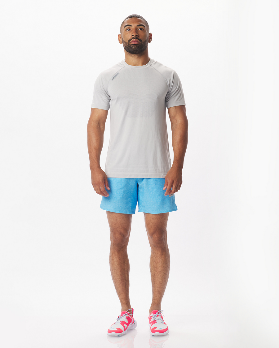 Relay Short Pool Blue Heather