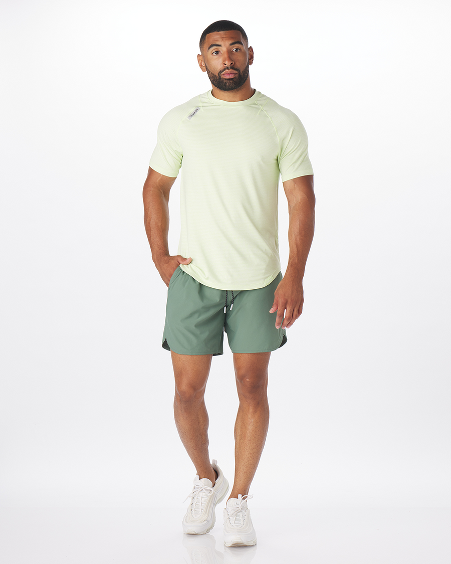 Enzo Tee Key Lime Heather