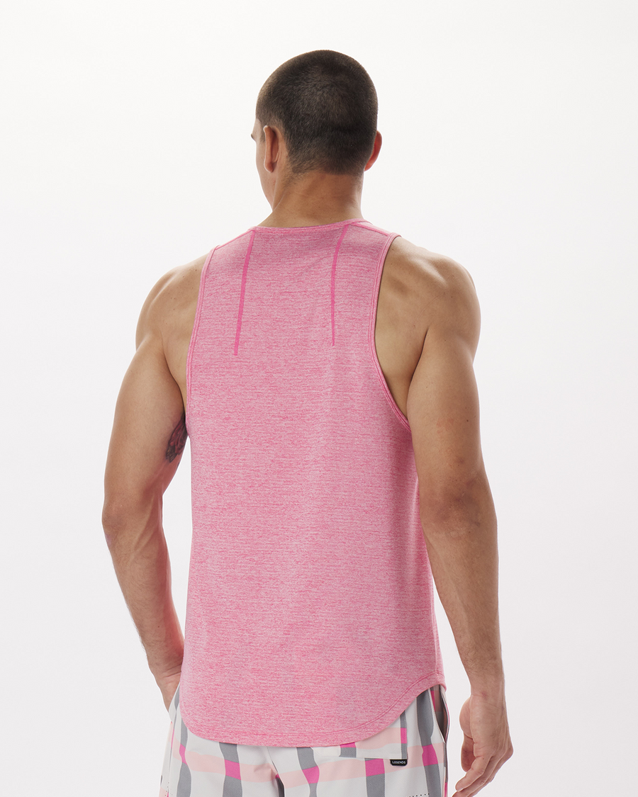 Enzo Tank Hot Pink Heather