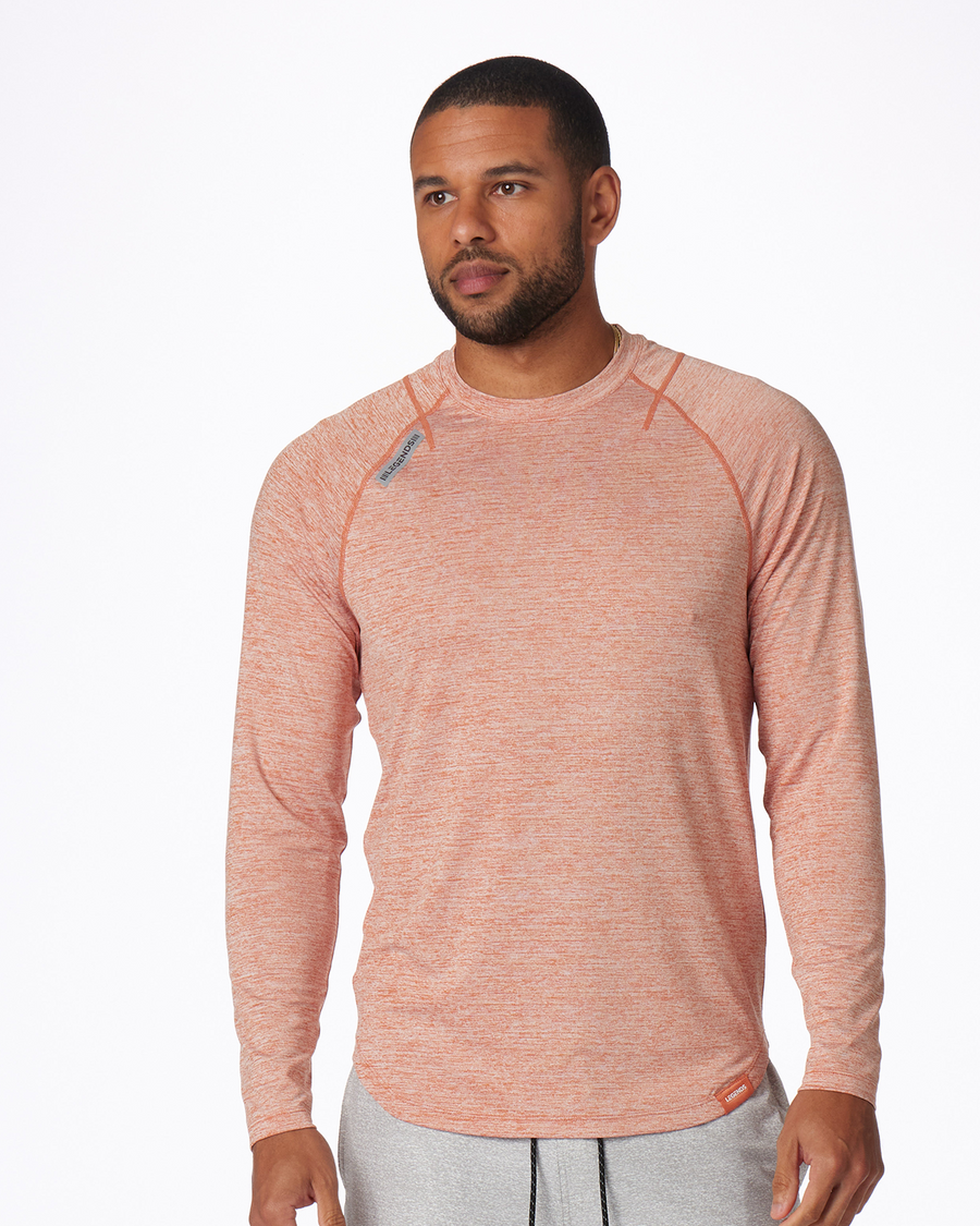 Enzo LS Tee Sunset Heather