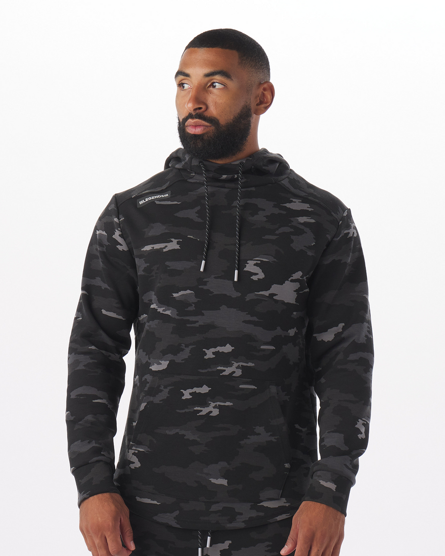 Hawthorne Tech Hoodie Black Camo Heather