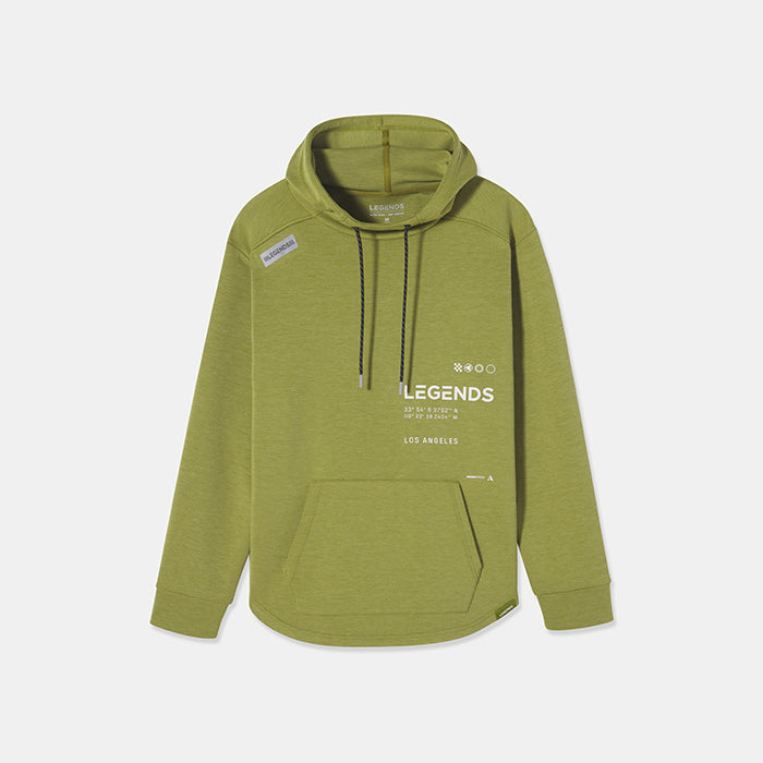 Hawthorne Tech Hoodie Moss Heather