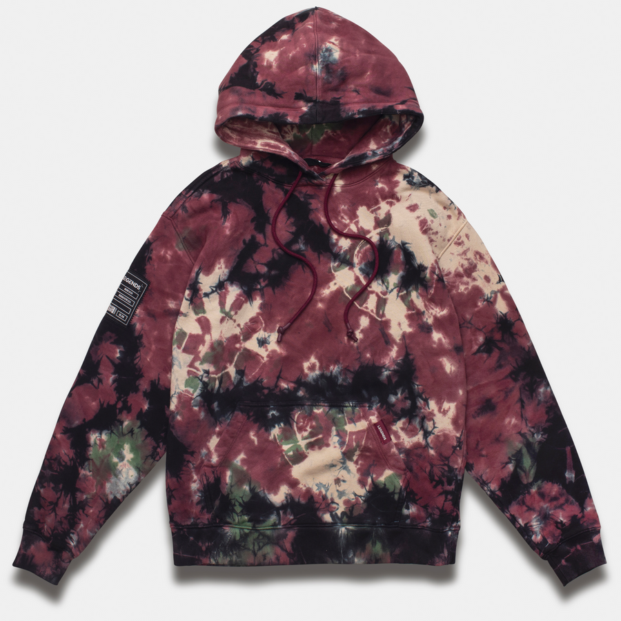 FairFax Hoodie Red Clay Tie Dye