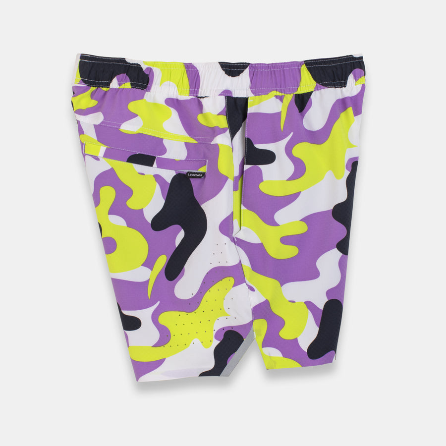 Relay Short Oversized Camo Hyper Purple