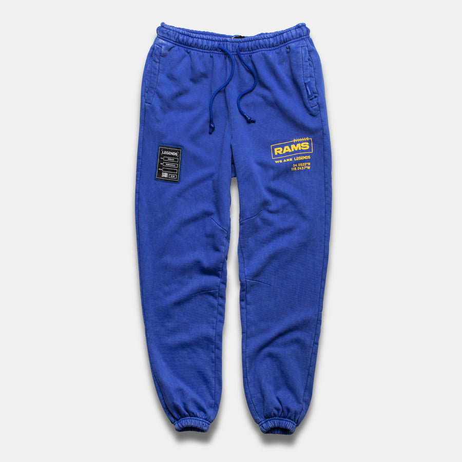 RAMS x LEGENDS Fairfax Sweatpant Washed Royal Blue