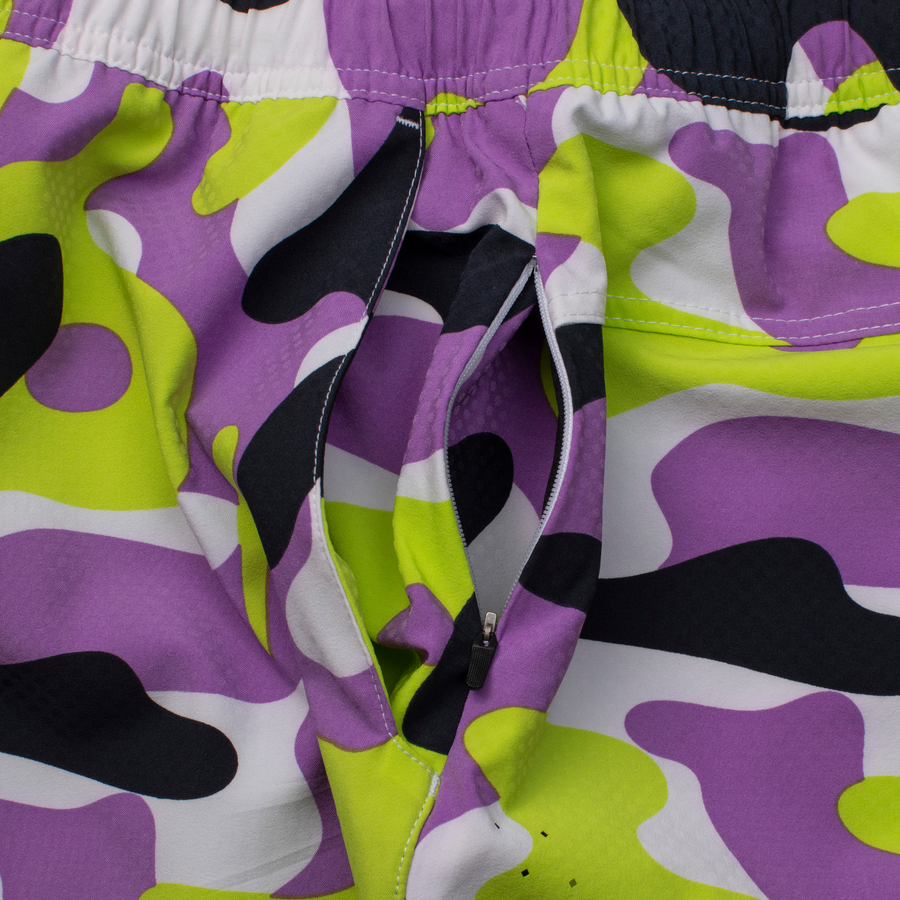 Relay Short Oversized Camo Hyper Purple