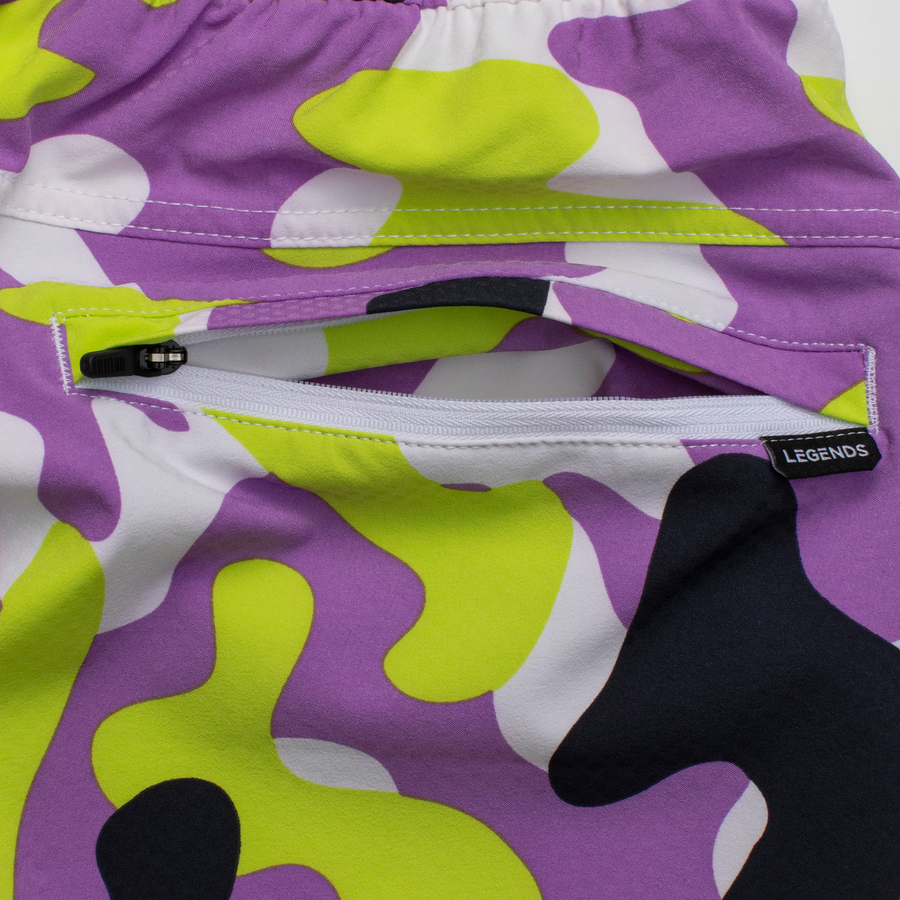 Relay Short Oversized Camo Hyper Purple