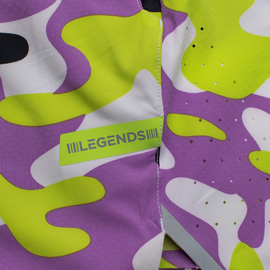 Relay Short Oversized Camo Hyper Purple