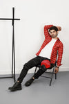 - BOLD DUPPLIN RED SHIRT WITH TEE -