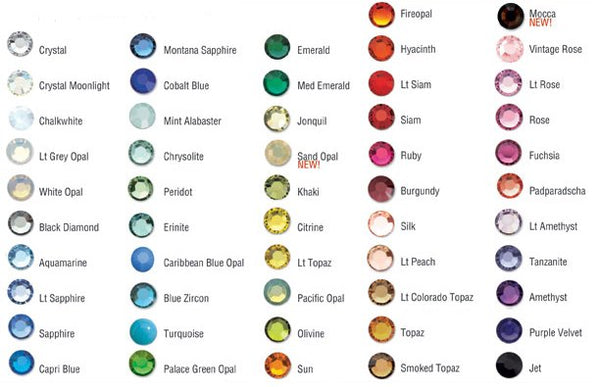 Swarovski-Elements-Crystal-Colour-Chart