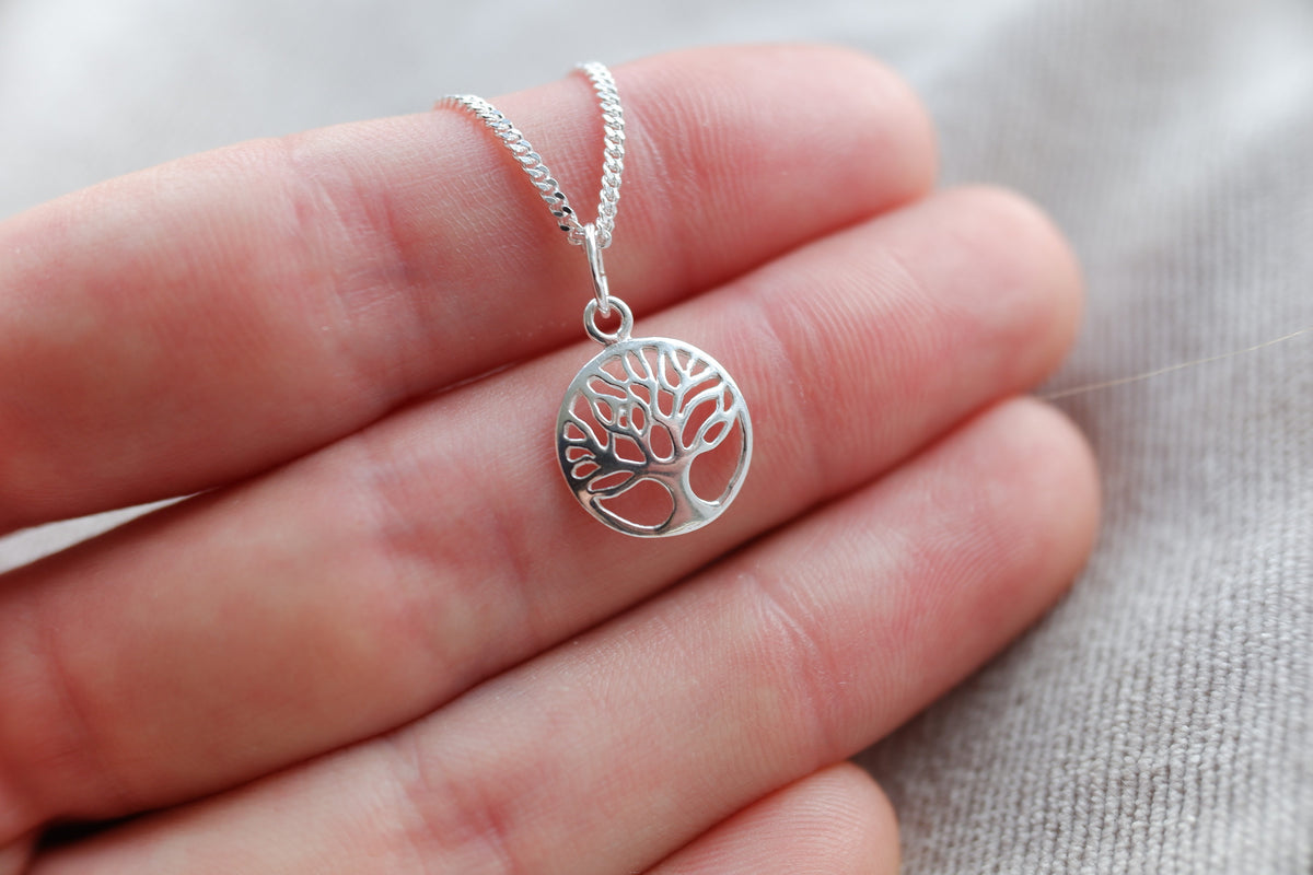 silver tree of life necklace