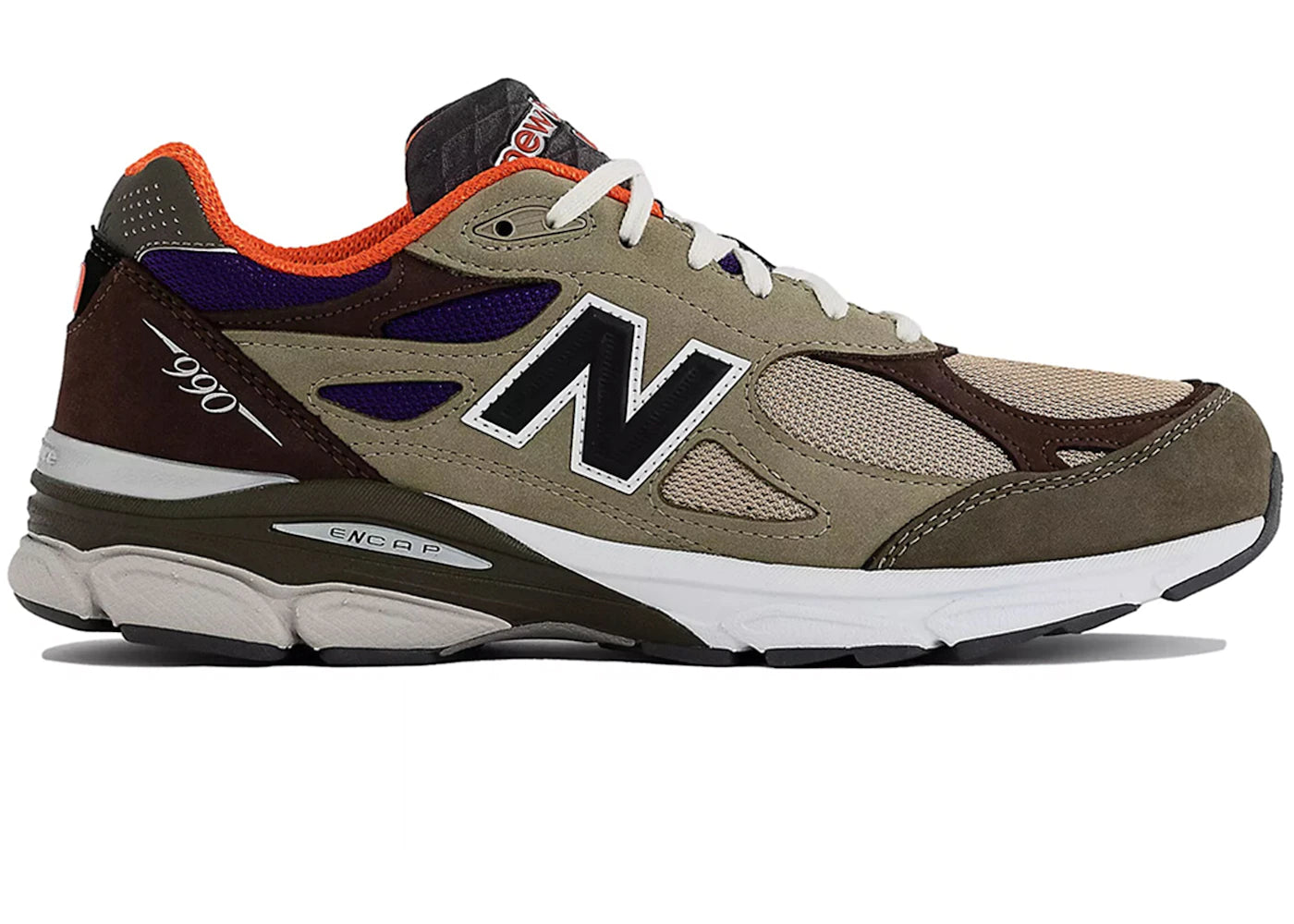 New Balance 990v3 MiUSA Teddy Santis Khaki Orange M990BT3 – Khatunnfar