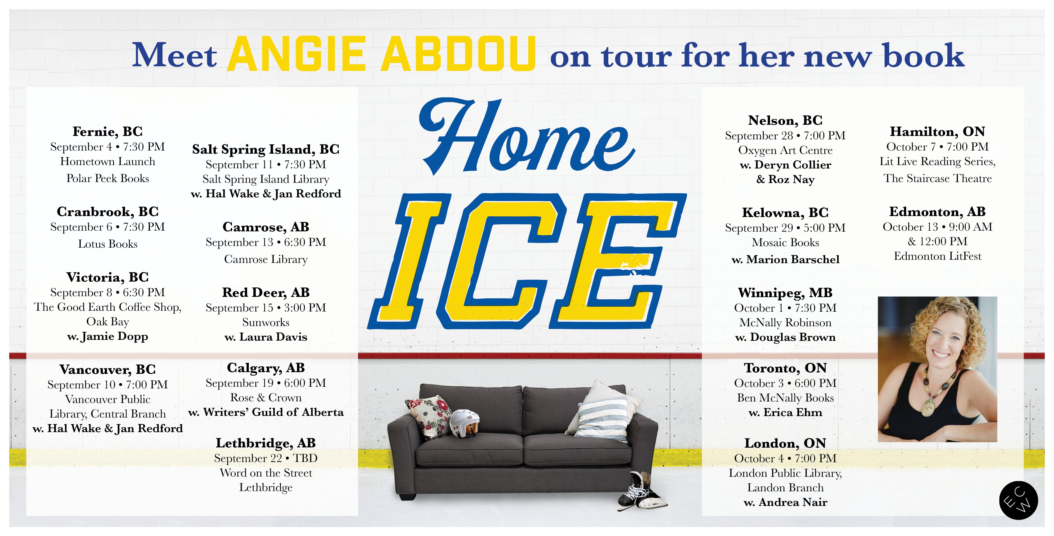 Home Ice book tour by ECW Press