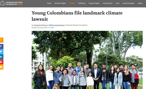 Young Columbians file landmark climate lawsuit | Reuters